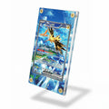Zapdos ex 202-165 SIR SAR Pokemon 151 Extended Art Display Cases - Screws Case - Side View