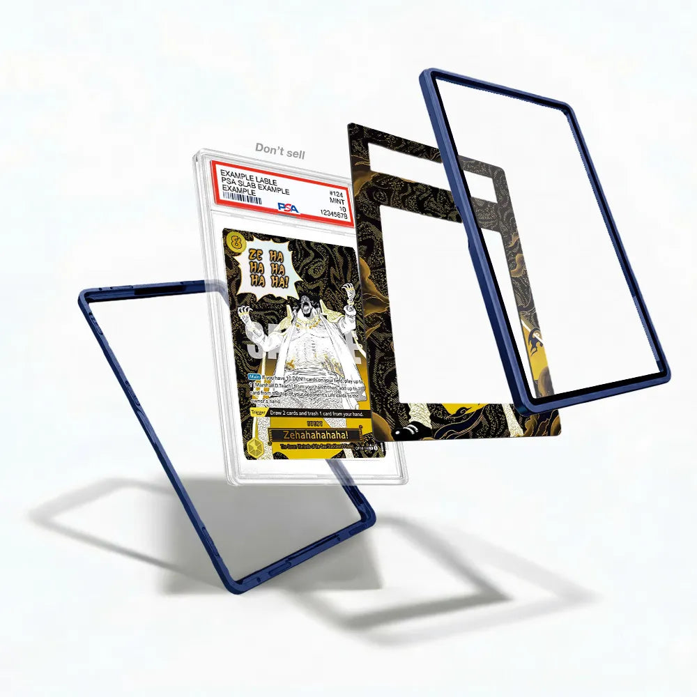 Zehahahahaha! OP16-116 R Extended Art Display Cases - PSA Slab Case - Detail View