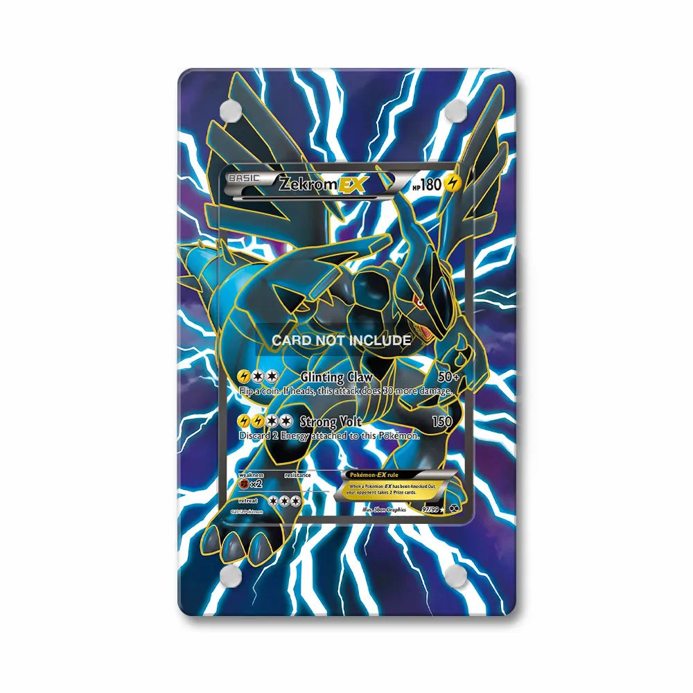 Zekrom Ex 97 Extended Art Display Cases - Magnetic Case - Front View