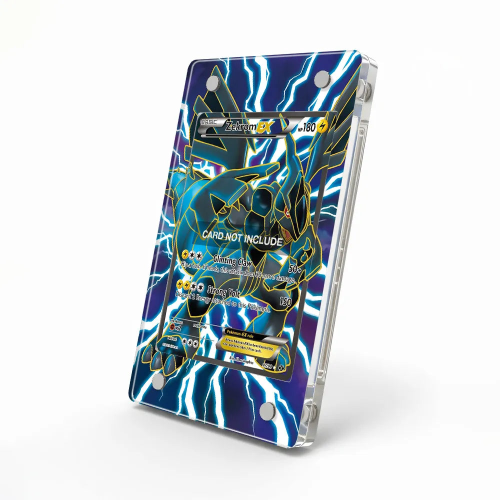Zekrom Ex 97 Extended Art Display Cases - Magnetic Case - Side View
