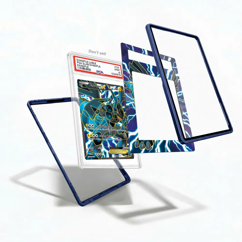 Zekrom Ex 97 Extended Art Display Cases - PSA Slab Case - Detail View
