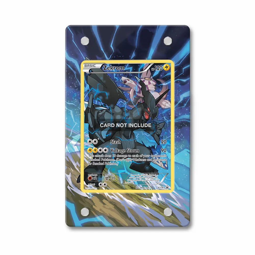 Zekrom XY76 Promo XY Series Extended Art Display Cases - Magnetic Case - Front View