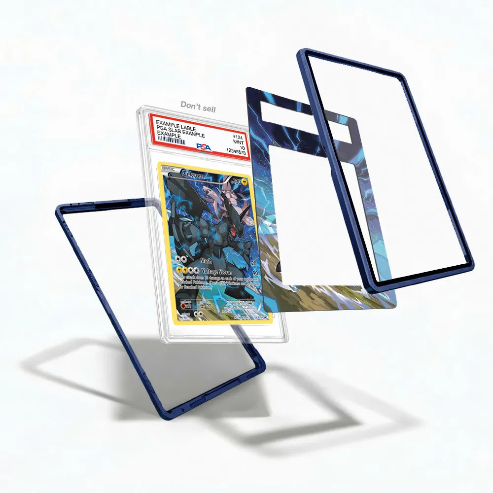 Zekrom XY76 Promo XY Series Extended Art Display Cases - PSA Slab Case - Detail View