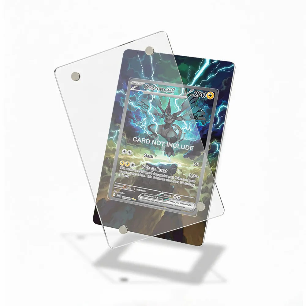 pokemon card display case N's Reshiram 167/159 Our premium Booster display cases with top magnetic closure are made from high Pokemon Card Display Riser (Attachable!)