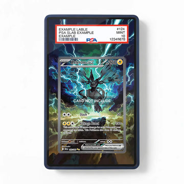 Zekrom ex 166-086 SIR SAR Black Bolt Extended Art Display Cases - PSA Graded Guard Case - Front View