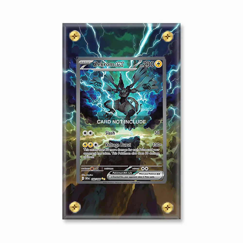 pokemon zekrom card price Zekrom ex 166-086 SIR SAR Black Bolt Extended Art - Pokemon Card Display Case