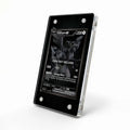 Zekrom ex 172-086 Black White Rare Extended Art Display Cases - Magnetic Case - Side View