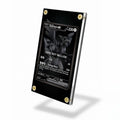 Zekrom ex 172-086 Black White Rare Extended Art Display Cases - Screws Case - Side View