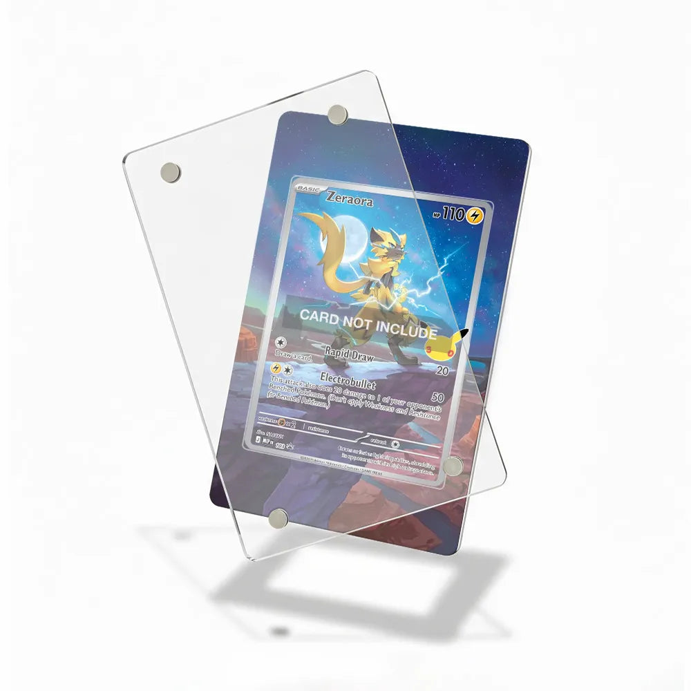 Zeraora 103 Promo MEP 30th Anniversary Extended Art Display Cases - Magnetic Case - Detail View