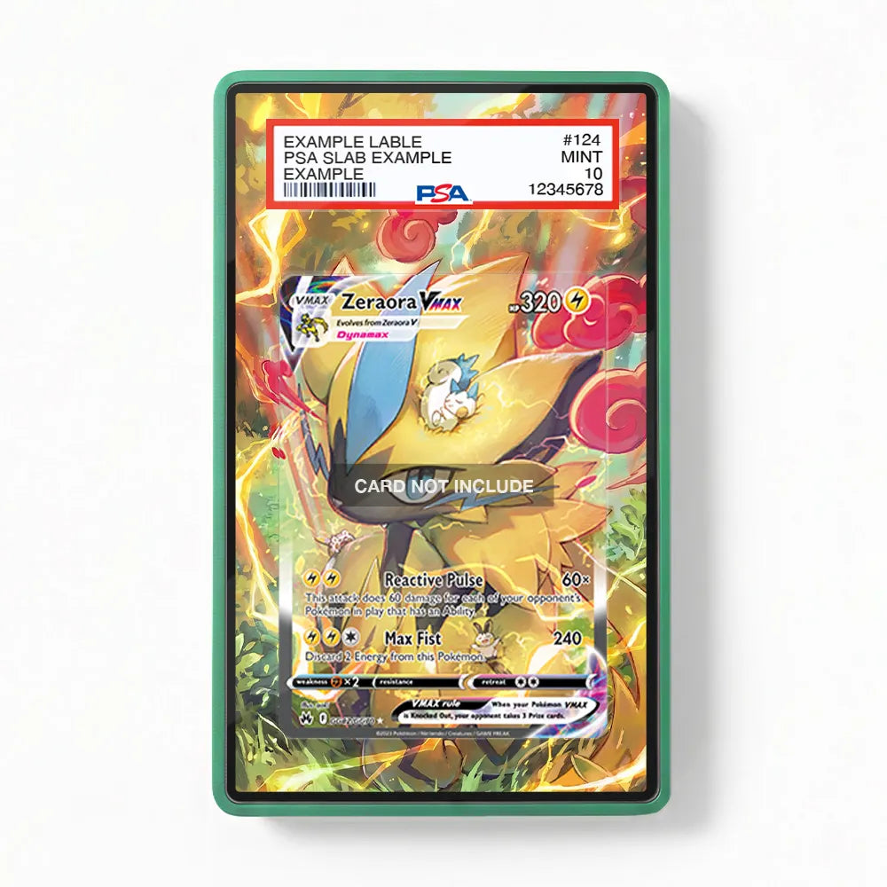 Zeraora VMAX GG42 SAR SIR Crown Zenith Extended Art Display Cases - PSA Graded Guard Case - Front View