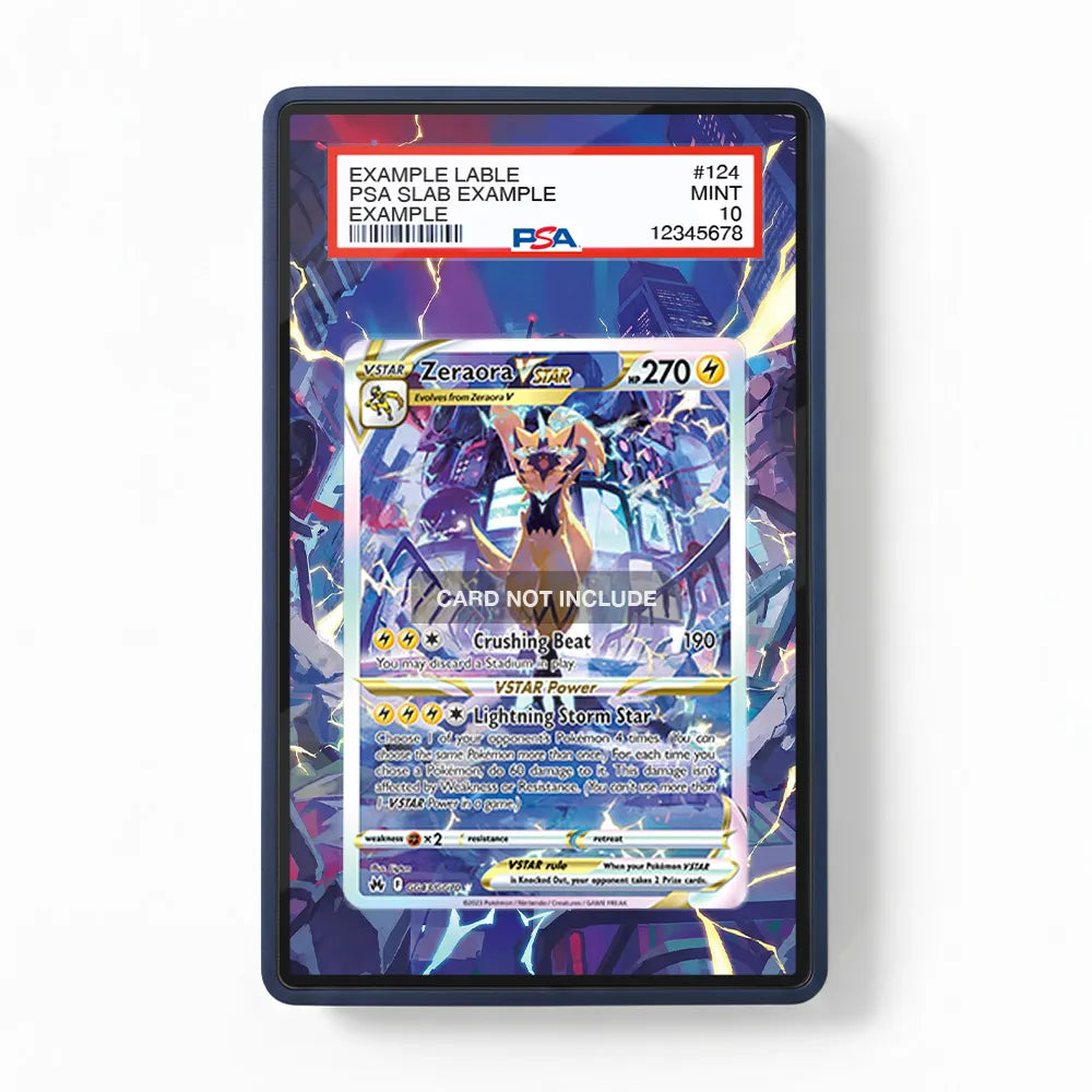 Zeraora VSTAR GG43 SAR SIR Crown Zenith Extended Art Display Cases - PSA Graded Guard Case - Front View