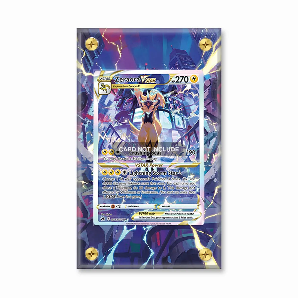 Zeraora VSTAR GG43 SAR SIR Crown Zenith Extended Art Pokemon Card Display Case