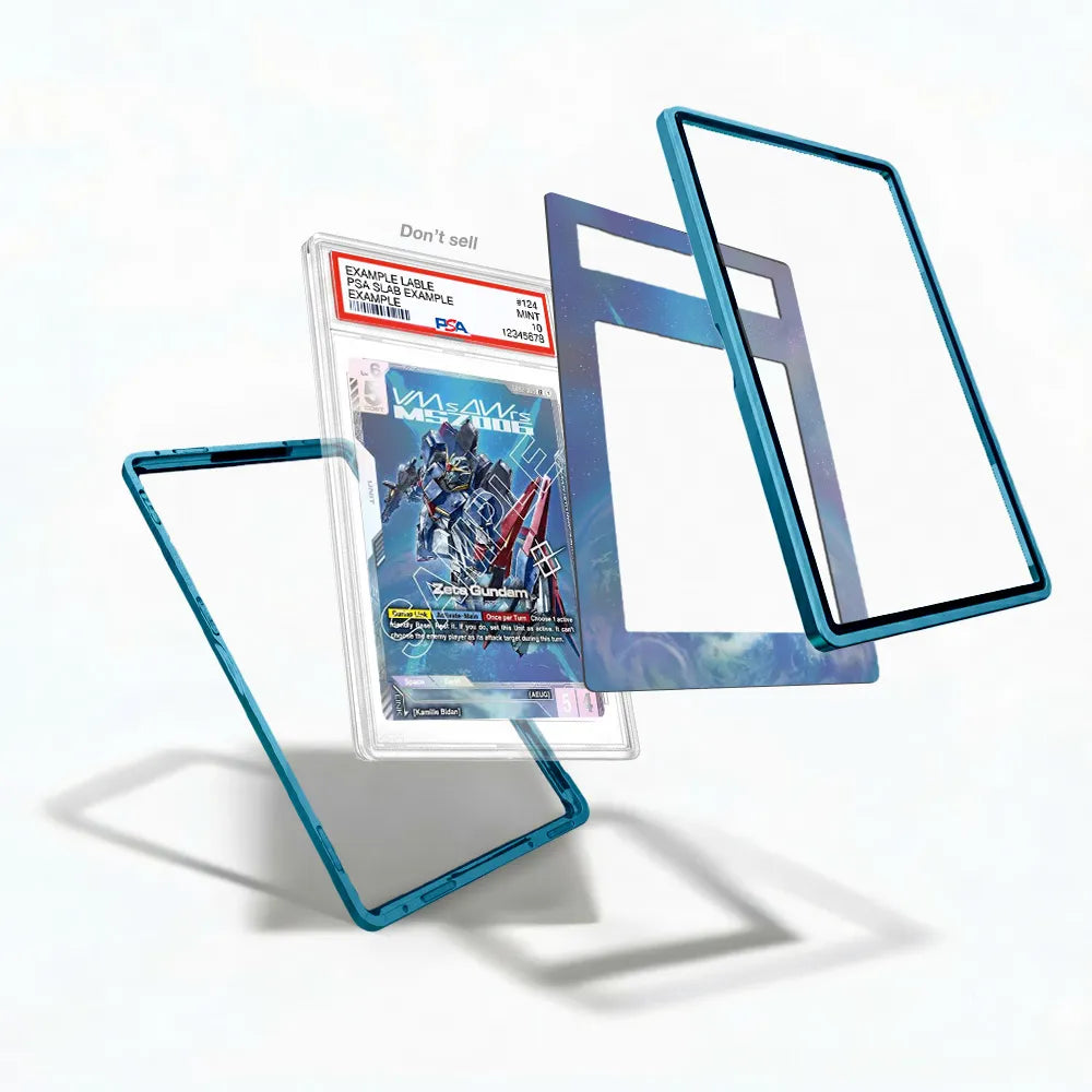Zeta Gundam G002-063 MSZ006 Extended Art Display Cases - PSA Slab Case - Detail View