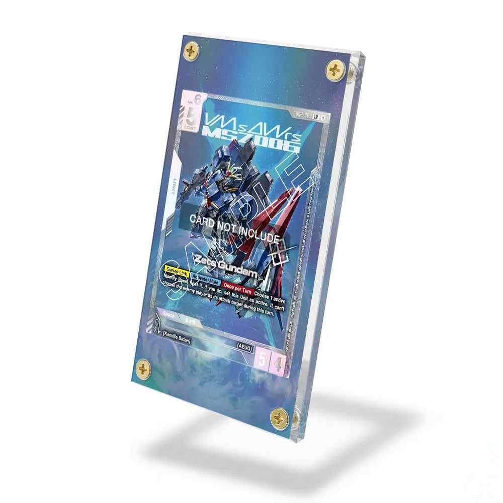 Zeta Gundam G002-063 MSZ006 Extended Art Display Cases - Screws Case - Side View