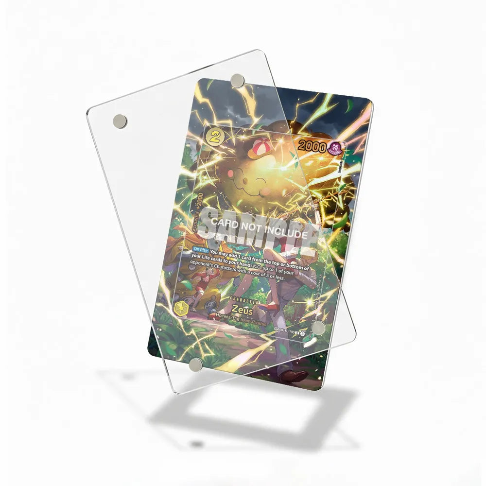 Zeus OP11-106 R A Fist of Divine Speed Extended Art Display Cases - Magnetic Case - Detail View