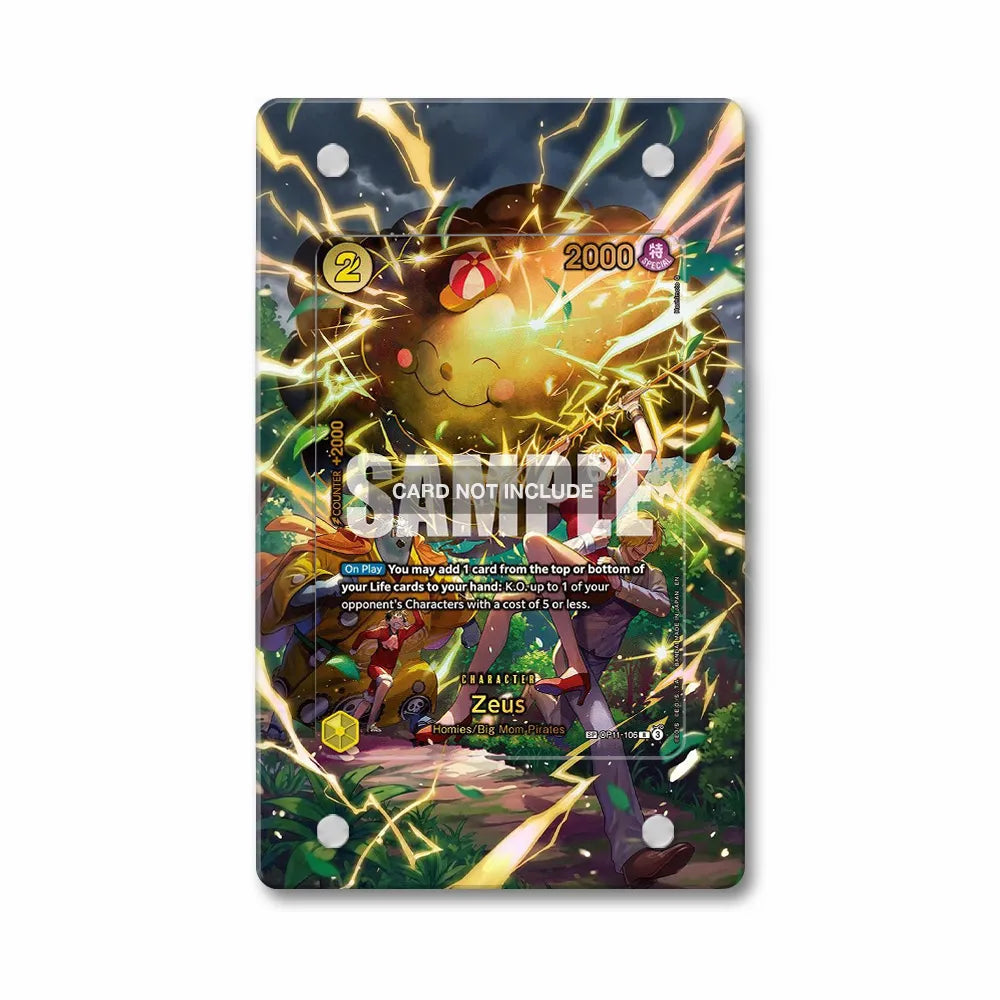 Zeus OP11-106 R A Fist of Divine Speed Extended Art Display Cases - Magnetic Case - Front View