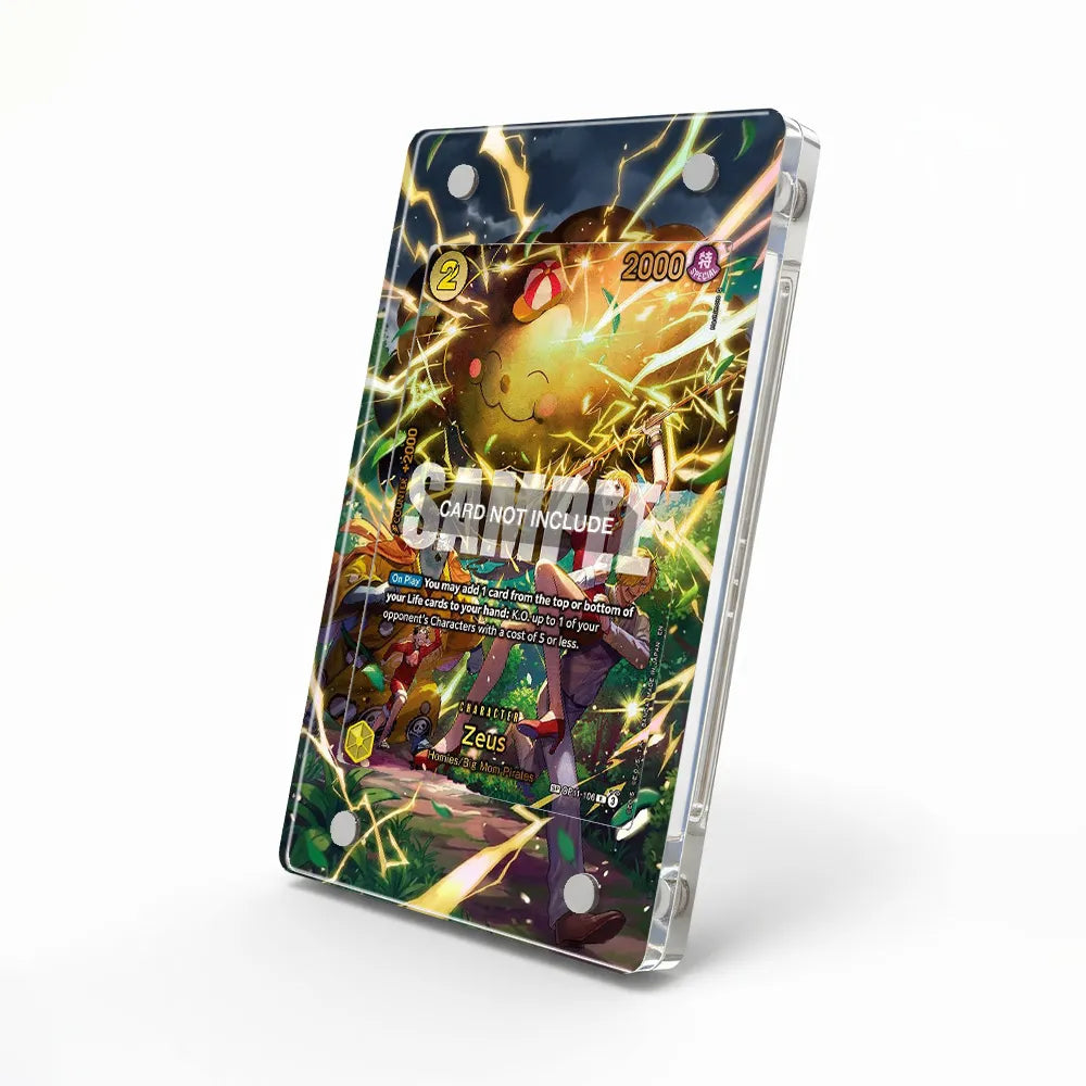 Zeus OP11-106 R A Fist of Divine Speed Extended Art Display Cases - Magnetic Case - Side View