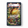 Zeus OP11-106 R A Fist of Divine Speed Extended Art Display Cases - PSA Slab Case - Front View