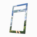 Zinnia's Trust 102-076 SR Storm Emeralda Delta Reign Pokemon Cards Custom Art Display Cases - PSA Metal Art Only - Side View