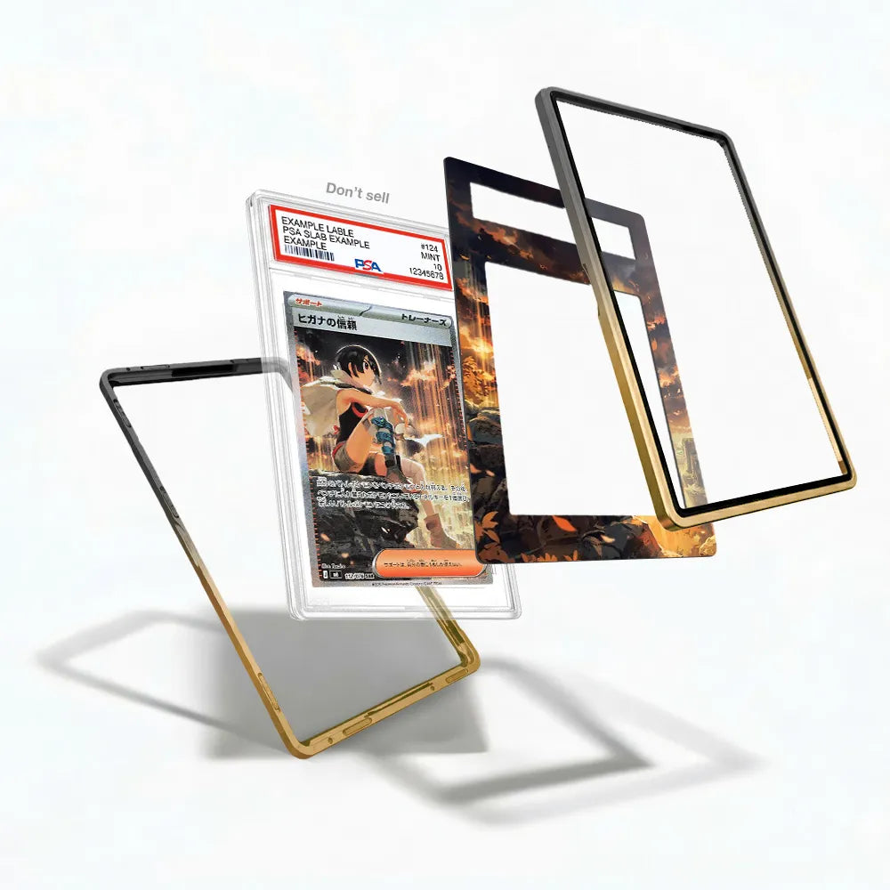Zinnia's Trust 112-076 SAR M6 Delta Reign Extended Art Display Cases - PSA Slab Case - Detail View