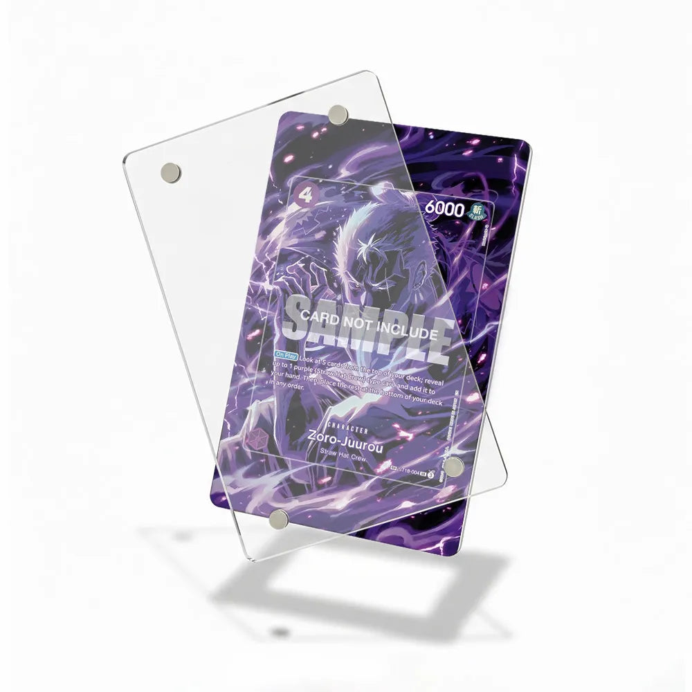 Zoro-Juurou ST18-004 Starter Deck Extended Art Display Cases - Magnetic Case - Detail View