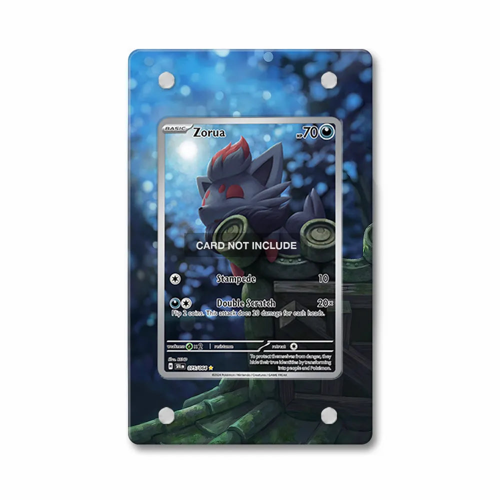Zorua 075-064 IR AR Shrouded Fable Extended Art Display Cases - PSA Graded Guard Case - Front View